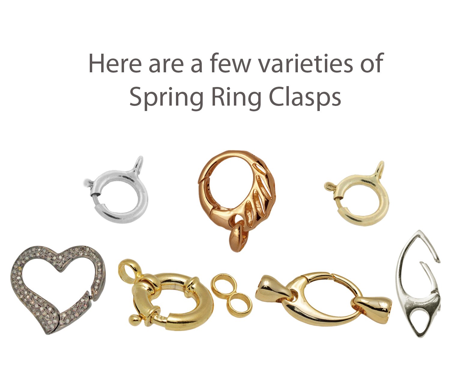 Details about   Spring clasp ø 4 show original title pack of 10 