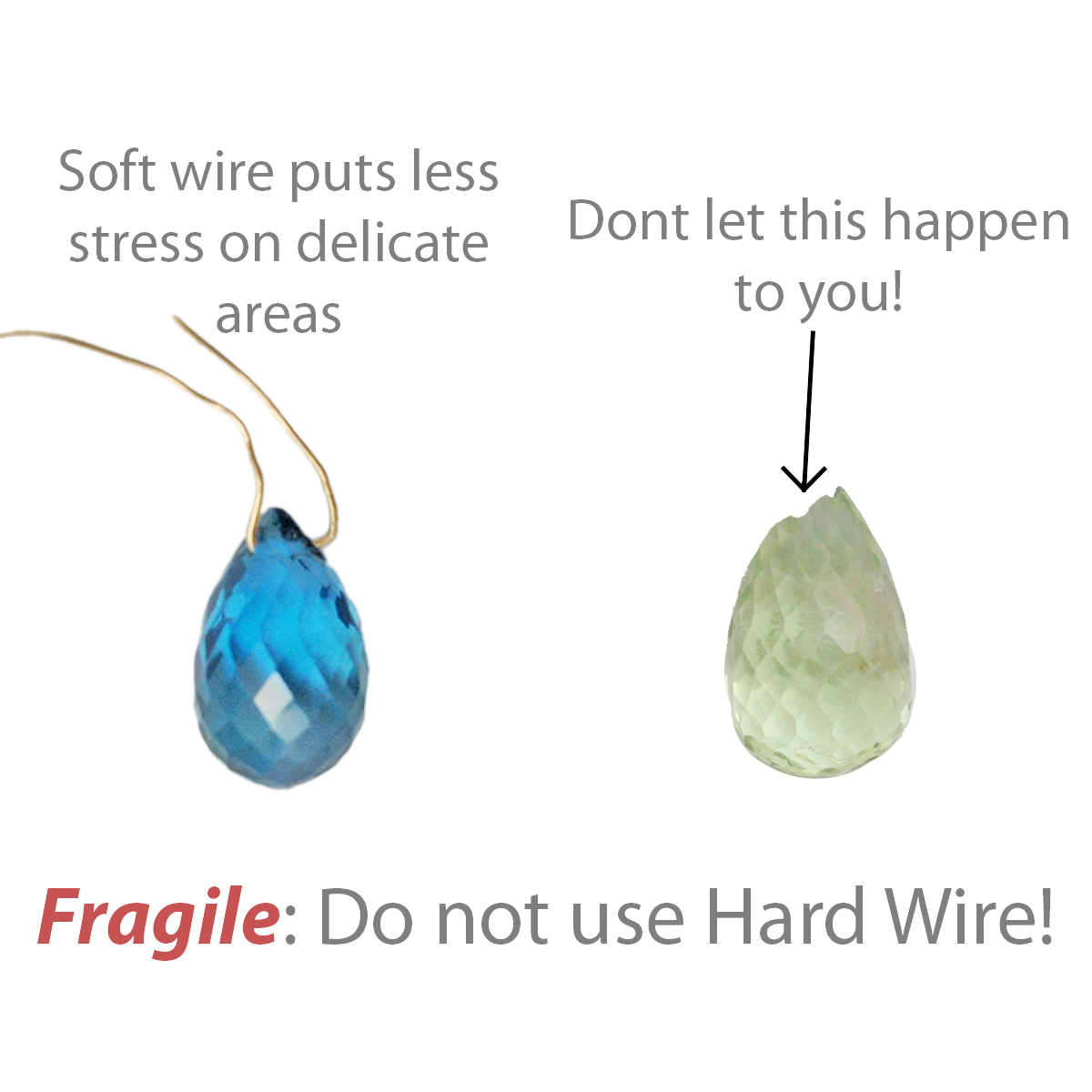 When not to use hard wire for wire wrapping