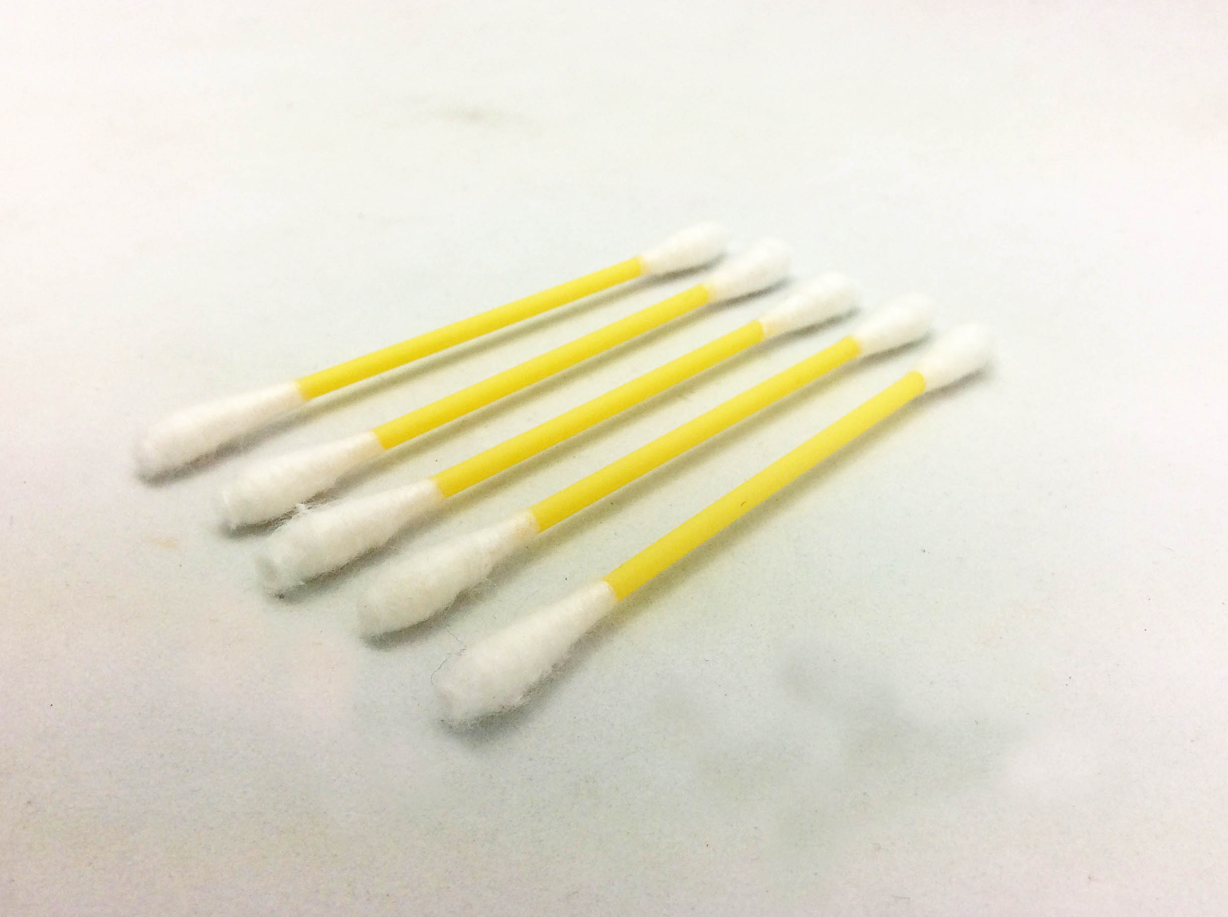 Cotton Swabs are great for doing small touch ups and reaching small, delicate areas.