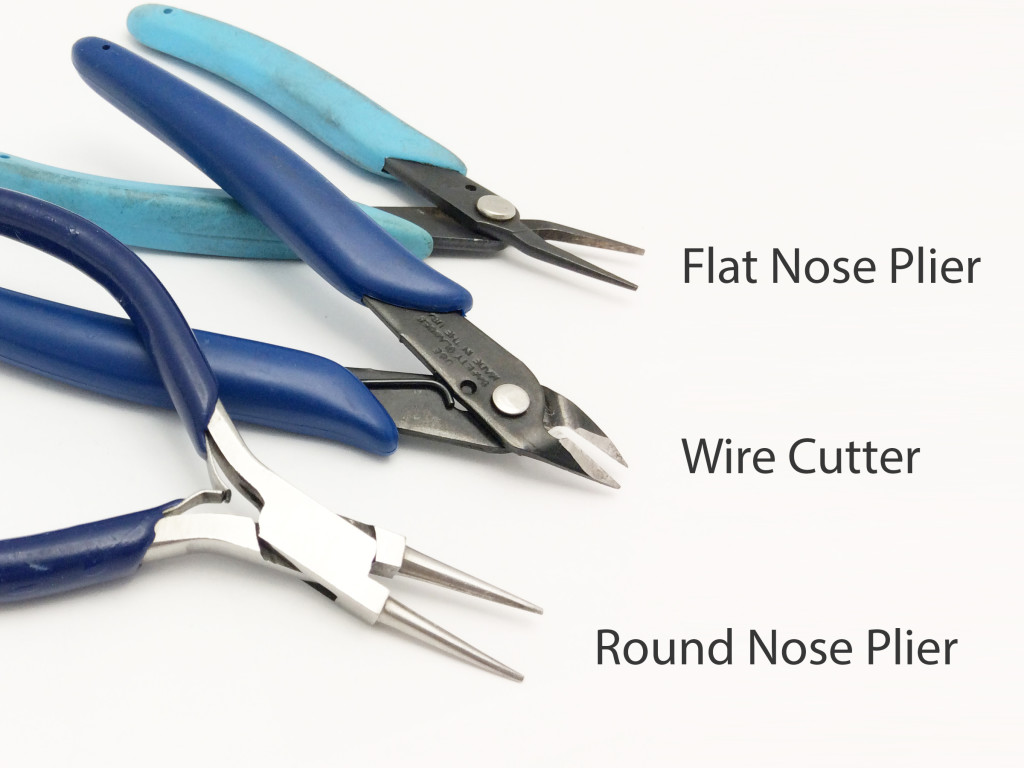 The tools you will need: A Wire Cutter, Round Nose Plier and Flat Nose Plier