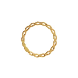 10mm 14K Gold Twisted Closed Jump Ring