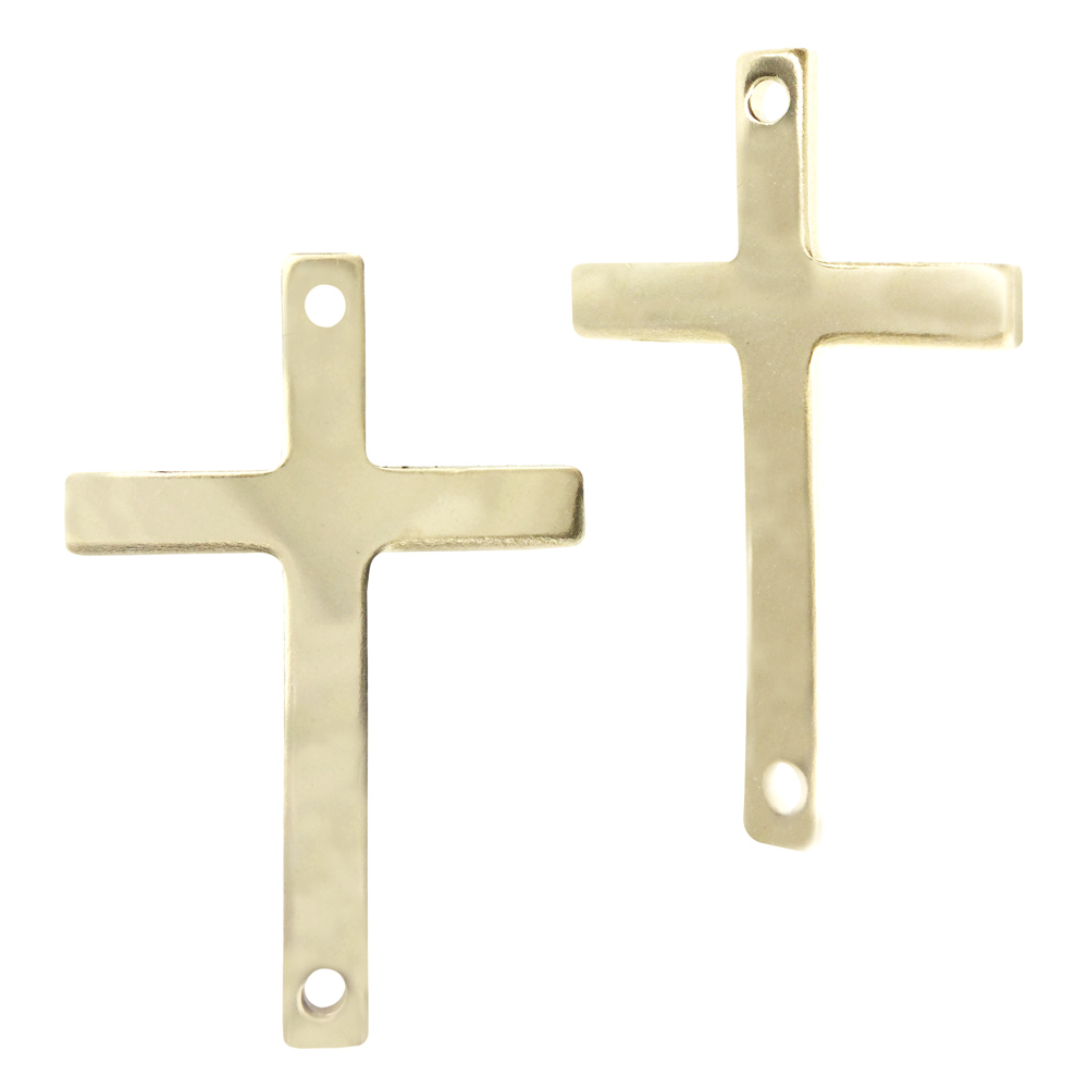 Gold Filled Yellow 14x22mm Cross Charm