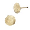 Gold Filled Yellow 5.5mm Sand Dollar Stud Earring
