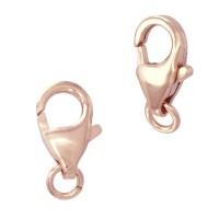 18K Gold Pear Shaped With Open Jump Ring Trigger Lobster Clasp
