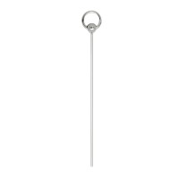 22G 1.5 Inch Sterling Silver Ball Pin With Bail