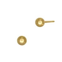 3mm Gold Filled Threaded Ball Earring