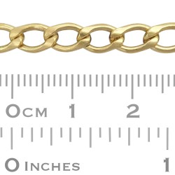 4.2mm Gold Filled Curb Chain