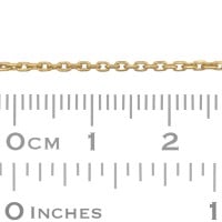 Smooth, Rounded 1.4mm Gold Filled Rounded Rectangle Link Cable Chain