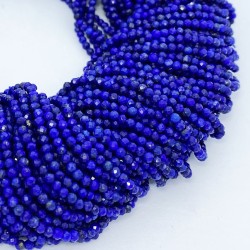 Natural Lapis Beads by Strand