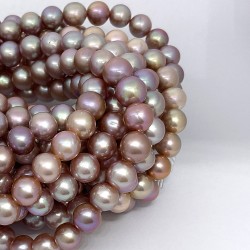 9-10mm Natural Color Round Freshwater Pearl