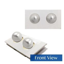 Grey  Matched Freshwater Pearl Pair