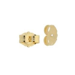 10K Gold Yellow 0.66-0.76mm Friction Push Back Earring 