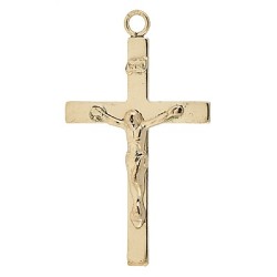 Gold Filled Yellow 17x30mm Crucifixion Cross Charms