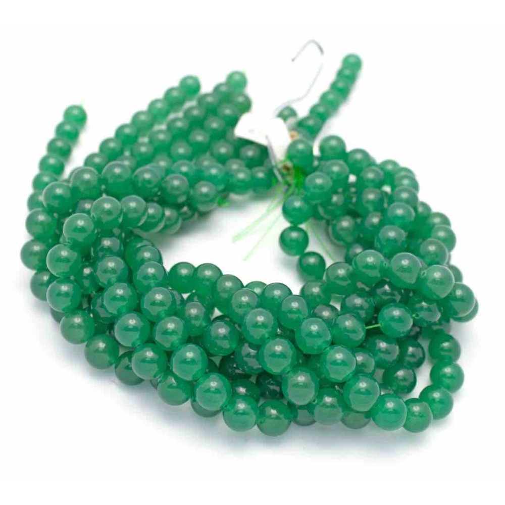 Natural Pearls wholesale Prices 16 St FreshWater Green Oval Pearl 7x5mm.-Strand 40cm