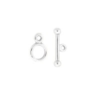 Sterling Silver Small 7mm,Toggle Clasp