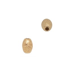 4x6mm 14K Gold Rice Stardust Rice Shaped Bead