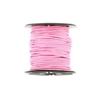 Light Pink Round Indian Leather Cord, 25 Yard Spool