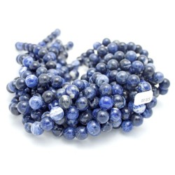 12mm Sodalite Round Smooth Beads