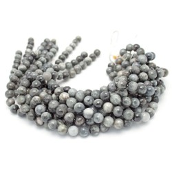 12mm Eagle Eye Faceted Round Beads