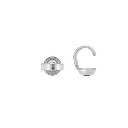0.75mm Hole Bead Tip Sterling Silver