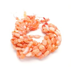 Nugget Natural Red Agate Smooth Agate Beads by Strand