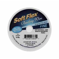 Fine 0.014 Inch 30 Feet SoftFlex Stainless Steel Jewelry Wire