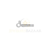 14K Gold White 2mm 14K Gold Tongues for Barrel Clasp