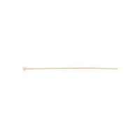 Gold Filled 1.5 Inch (38mm) Ball Top Headpin