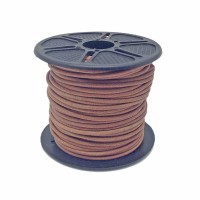 Light Natural Round Indian Leather Cord, 25 Yard Spool