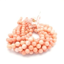 12mm Pink Aventurine Smooth Round Beads