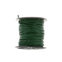 Dark Green Round Indian Leather Cord, 25 Yard Spool