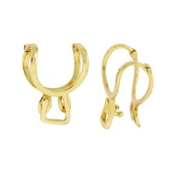 7.5-8mm 14K Gold Double Hinged Clip-on Enhancer