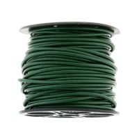 Dark Green Round Indian Leather Cord, 25 Yard Spool