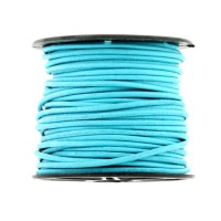 Turquoise Round Indian Leather Cord, 25 Yard Spool