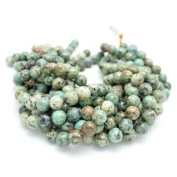 14mm African Turquoise Round Beads