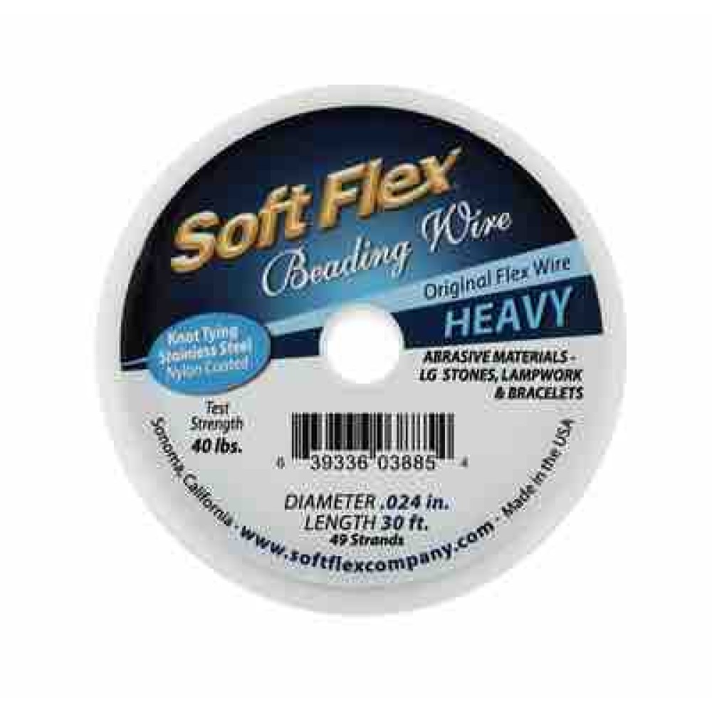 Heavy 0.024 Inch 30 Feet SoftFlex Stainless Steel Jewelry Wire
