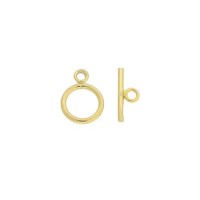 9mm Gold Filled Simple Toggle Clasps
