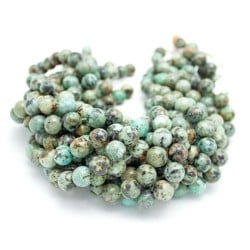 12mm African Turquoise Round Beads