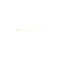 Gold Filled 1 Inch (25mm) Ball Top Headpin