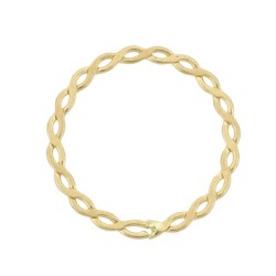 12mm 14K Gold Twisted Closed Jump Ring
