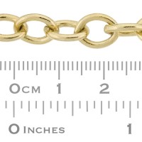 Gold Filled Smooth 7.8mm Oval Link Cable Chain