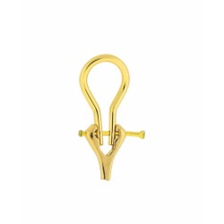 14K Gold 9x22mm Yellow Omega Clip Earring Backs