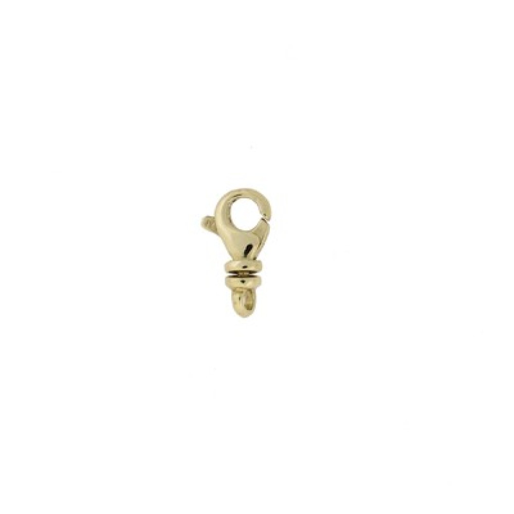 5x10.5mm 14K Gold Pear Shaped Swivel Trigger Lobster Clasp