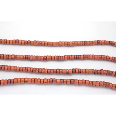 Pukalet Bayong Wood Roundel 7mm Wood Beads by Strand