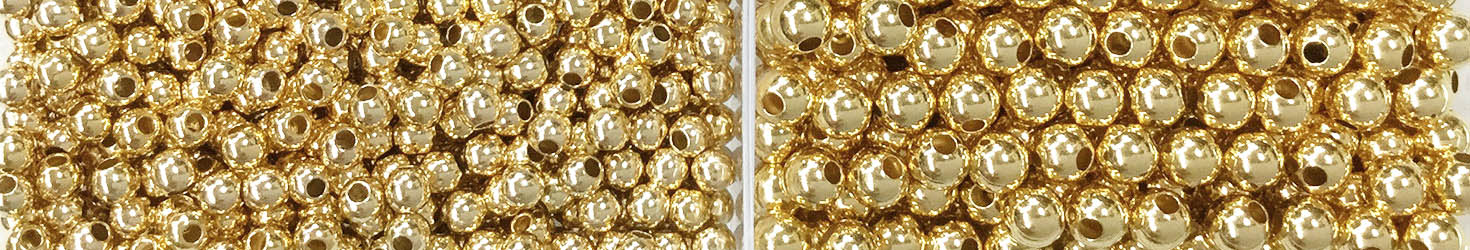 10K Gold Beads